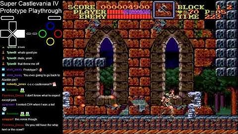 VERY Early Castlevania IV Prototype(!!!) Playthrough (w/ Commentary + Chat)