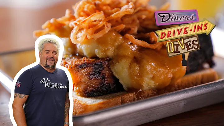 Guy Fieri Eats at Hullabaloo Diner in Texas (THROW...