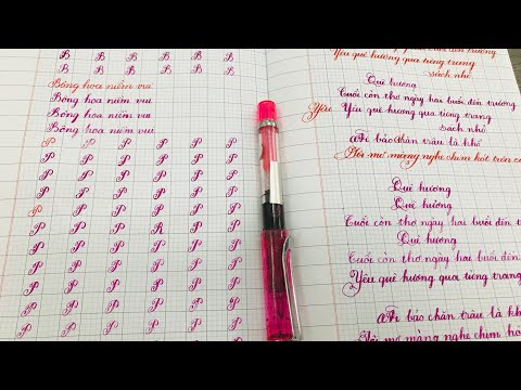 Video Bài viết bé Huỳnh Anh lớp 2| Luyện chữ đẹp Cần Giuộc - youtube