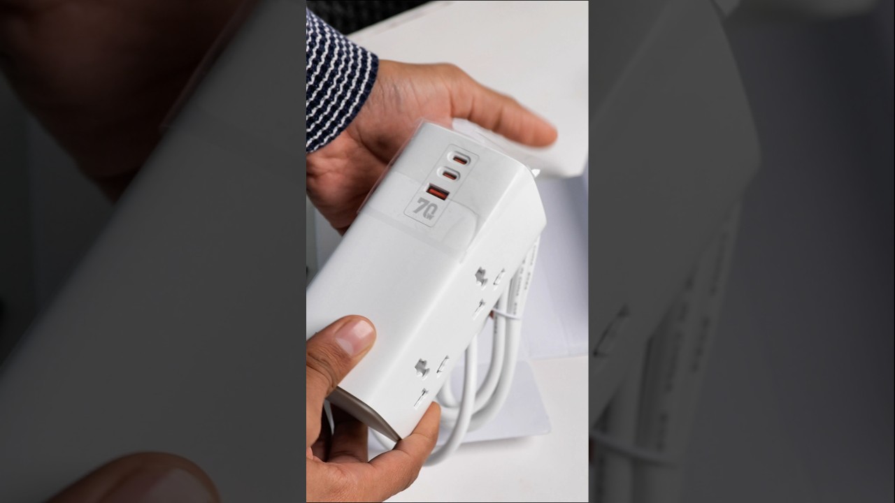 ⚡️ 1500W, USB-C, Fast Charging | URBN 7 in 1 Tower Extension 🔌