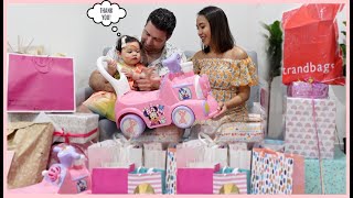 WHAT ISLA GOT FOR HER  FIRST BIRTHDAY! MA SWERTENG BATA! ❤️ | rhazevlogs