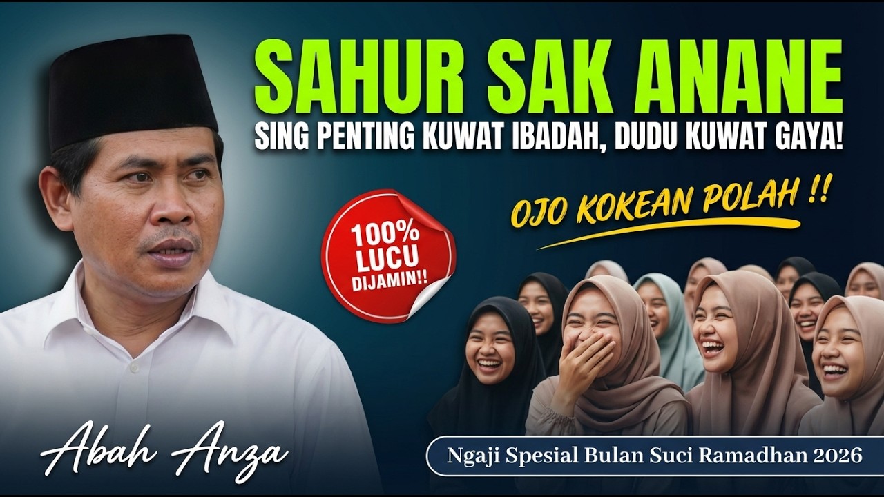 [ LIVE ] PENGAJIAN TERLUCU SEDUNIA!! KH ANWAR ZAHID "  BULAN SUCI RAMADHAN "
