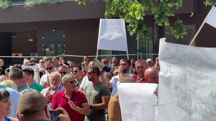 Ispred Specijalnog tužilaštva uzvici: Ne damo te Milane!