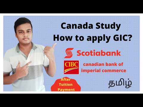 How to apply GIC? | Guaranteed Investment Certificate | Scatia bank | CIBC | Canada Study | Tamil