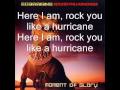 Scorpions Hurricane 2000 with Lyrics