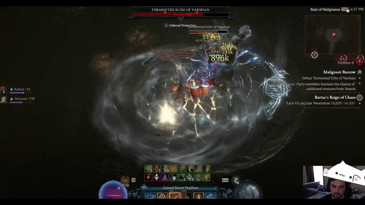 Diablo 4 Season 10 | Crushing Hand Spiritborn | Vod | Bongo Cat Gaming