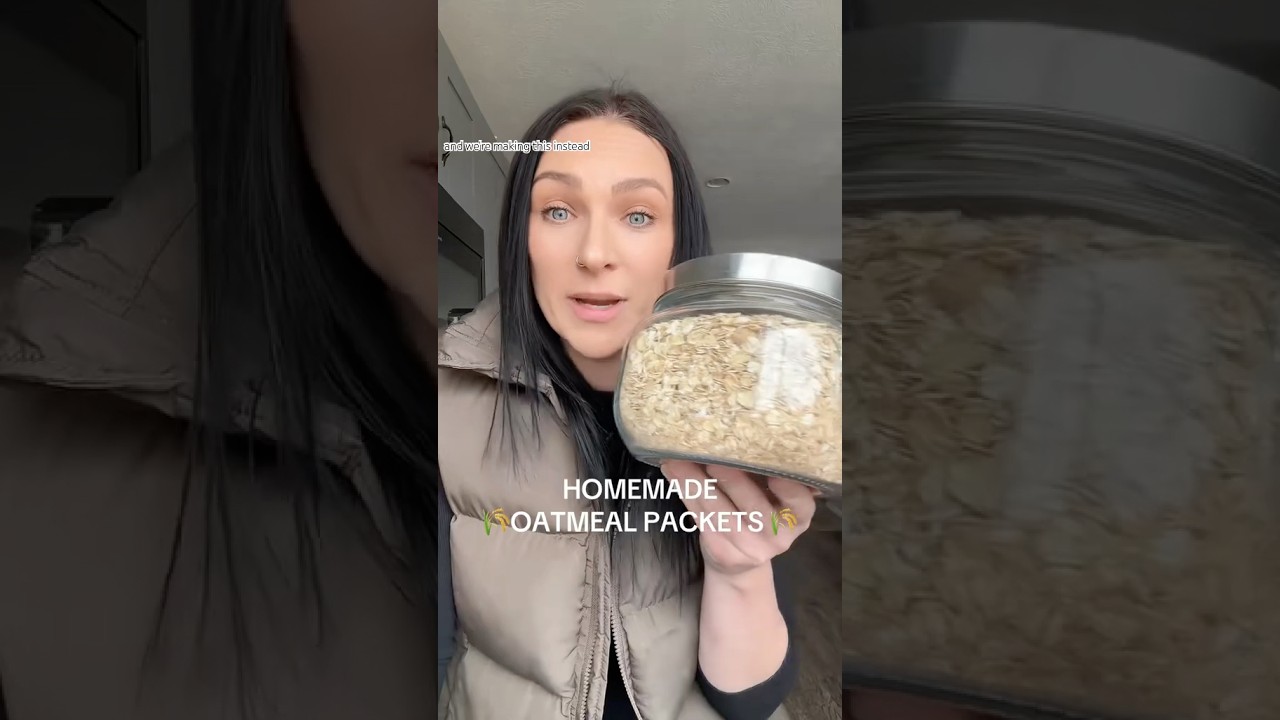 Домашние овсяные хлопья в пакетиках