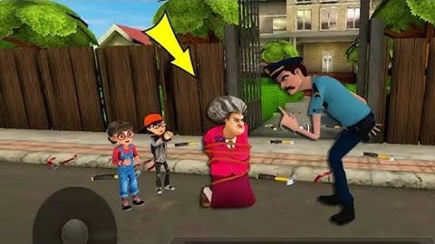 Scary Teacher 3D - Gameplay Walkthrough Part 99 - 4 New Halloween Levels (iOS, Android)