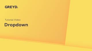 How to work with the dropdown block in Greyd Forms