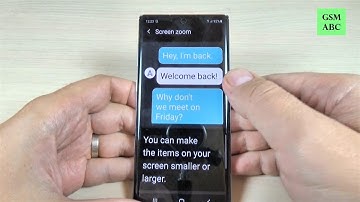 Samsung NOTE 10 - How to INCREASE FONT/TEXT Size (Much Bigger)