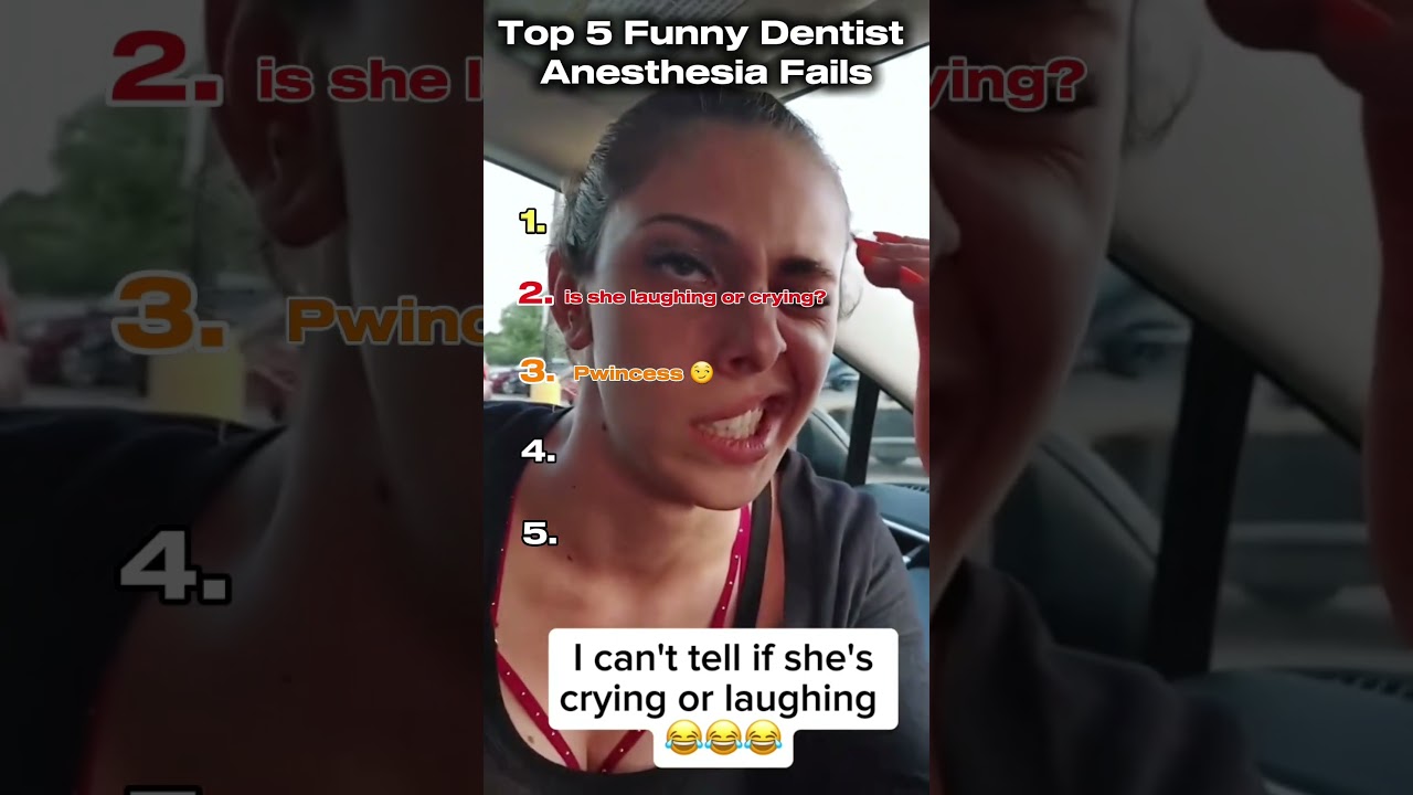 Dental Chaos: Top 5 Anesthesia Fails 🤯😂 #funny #dental #hilarious #funnyshorts #shorts #fails