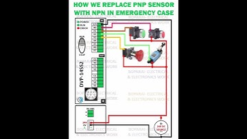 REPLACE PNP SENSOR BY NPN #automation #electrical #engineering #sensor #pnp #npn #industrial #plc