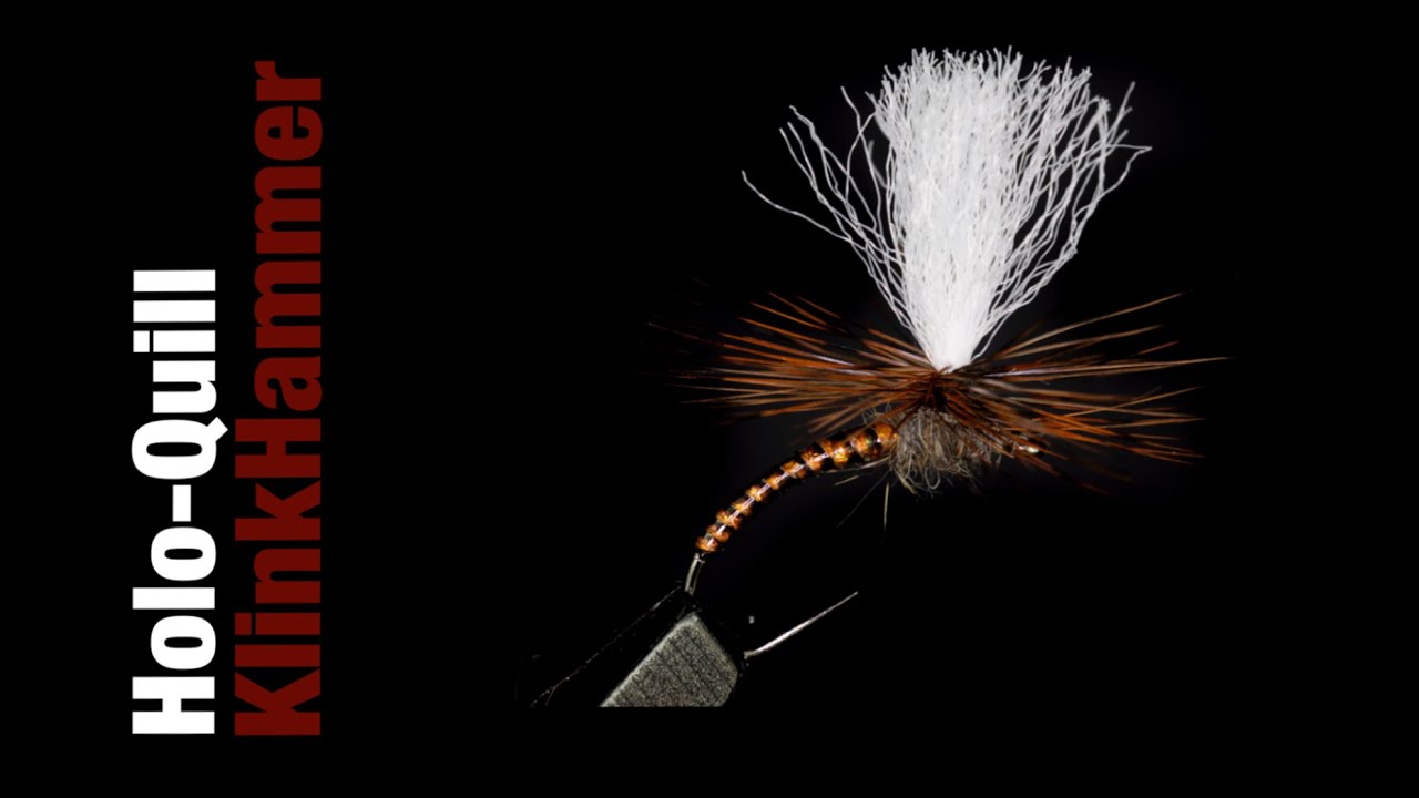 Holo-Quill Klinkhammer - Dry Fly Tying