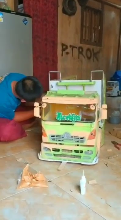 miniatur truk hino lohan sedang proses🤤