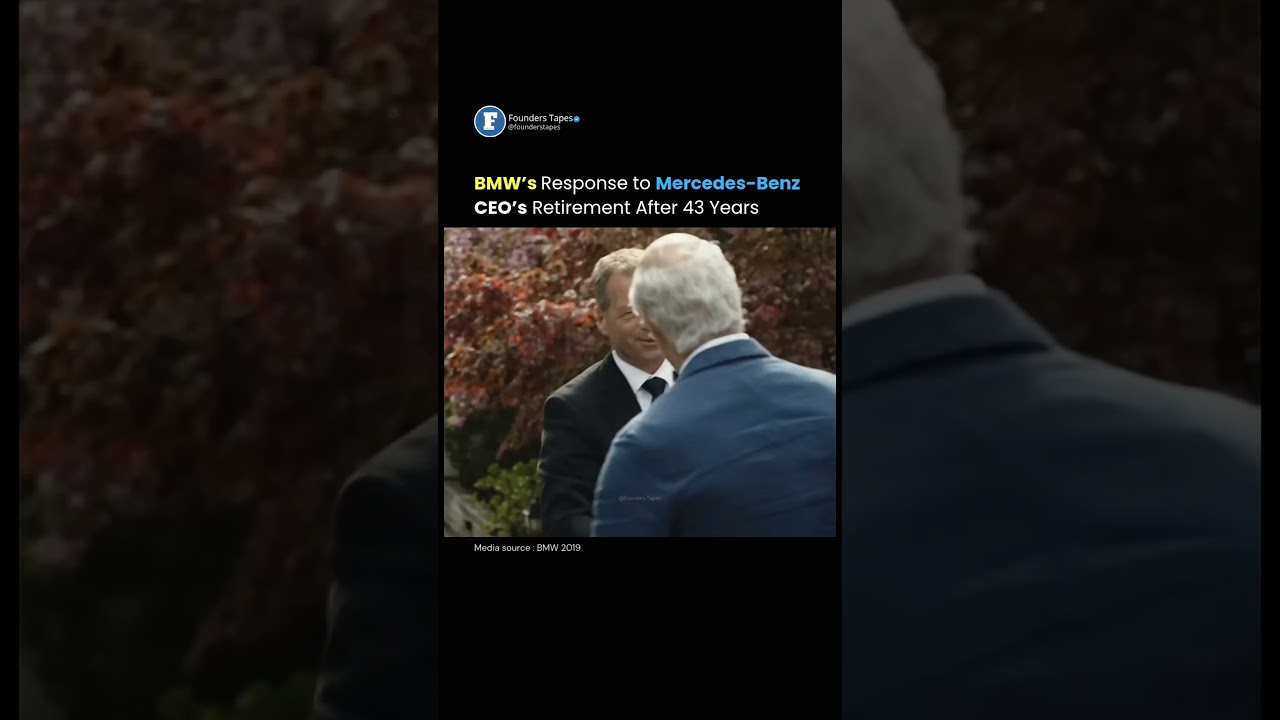 BMW’s Response to Mercedes-Benz CEO’s Retirement After 43 Years