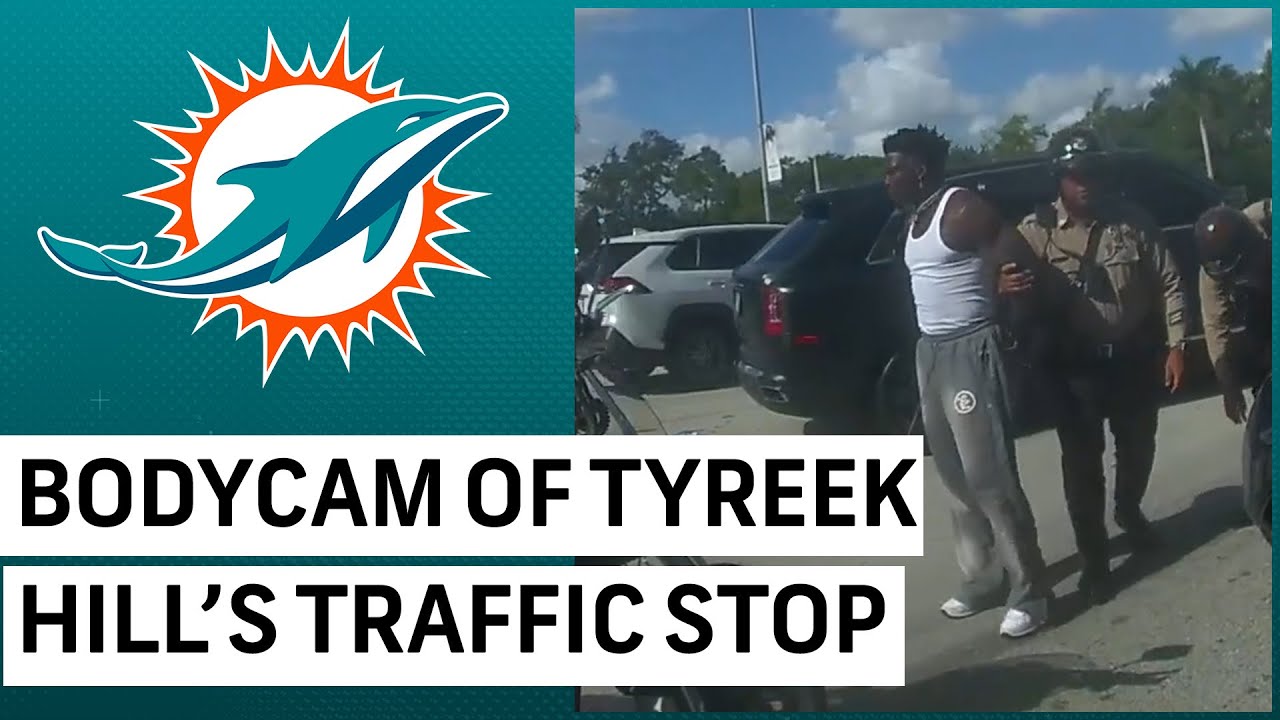 Watch: Bodycam shows CHAOTIC scene of Tyreek Hill traffic stop