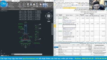 Bóc Tách Vật Tư Và Lập Dự Toán Công Trình [Nhà Vườn] - Part 1