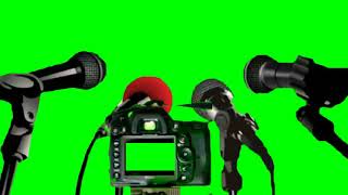 Green screen camera and mic( green screen video)