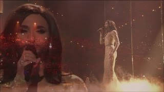 Conchita wurst at the eurovision 2014 - second semi-final, grand
final, interview with