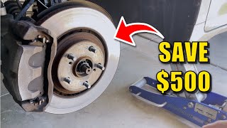 How to replace Front Rotors on Toyota Sienna