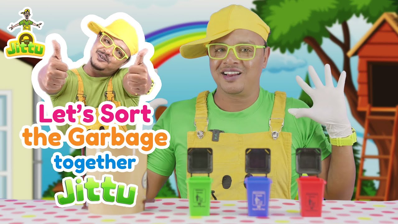 Garbage Management for Toddlers | Learn with JITTU #environmentaleducation  #recycling #edutainment