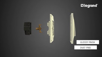 Legrand Sockets & Switches - Full HD - 3D Product Video