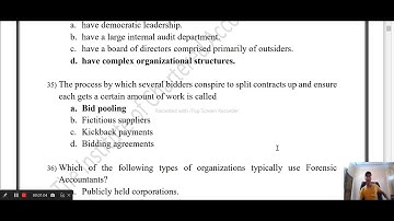 Forensic Accounting and Fraud Detection Q&A