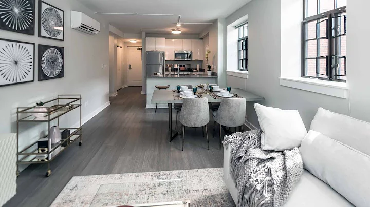 A stylish two-bedroom model at the all new landmar...