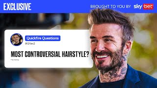 David Beckham’s 29 Questions With Gary Neville | Overlap Xtra