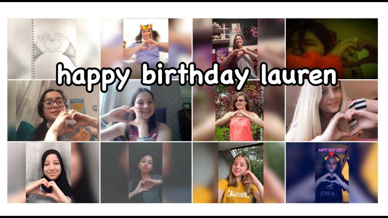 Lauren's Birthday Project | Galaxee Productionz