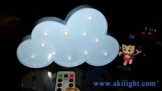 remote control led cloud light