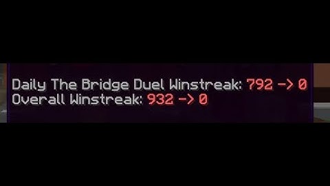 How to lose a 932 Bridge Winstreak.