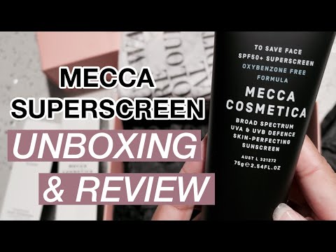Mecca Cosmetica Superscreen Mini Unboxing and Review (International shipping)