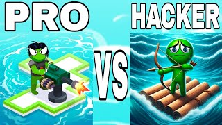 War of Rafts: Crazy Sea Battle  Gameplay Walkthrough Part 16  Casual Games To Play (iOS, Android).