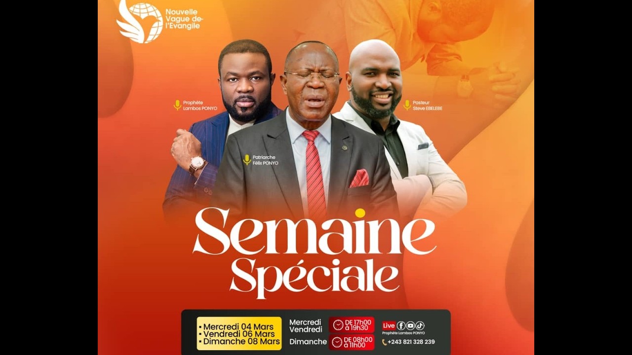 🛑BIENVENU(E) A NOTRE CULTE D'INTERCESSION PROPHÉTIQUE 📘 🎤Orateur : Pasteur Steve EBELEB