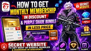 Free Fire MAX Secret Store 🛒 Huge Discounts in Diamonds, Events & Exclusive Bundles|SECRET WEBSITE 😱
