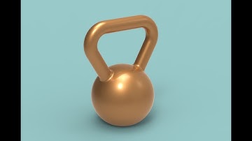 How to make kettlebell in SolidWorks