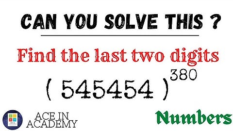 Can you find the last two digits | Number System | Quantitative Aptitude | Entrance Exams