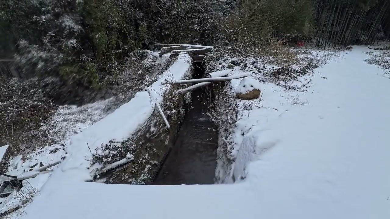 杭州临安山区的雪景 Snow in Linan Hangzhou