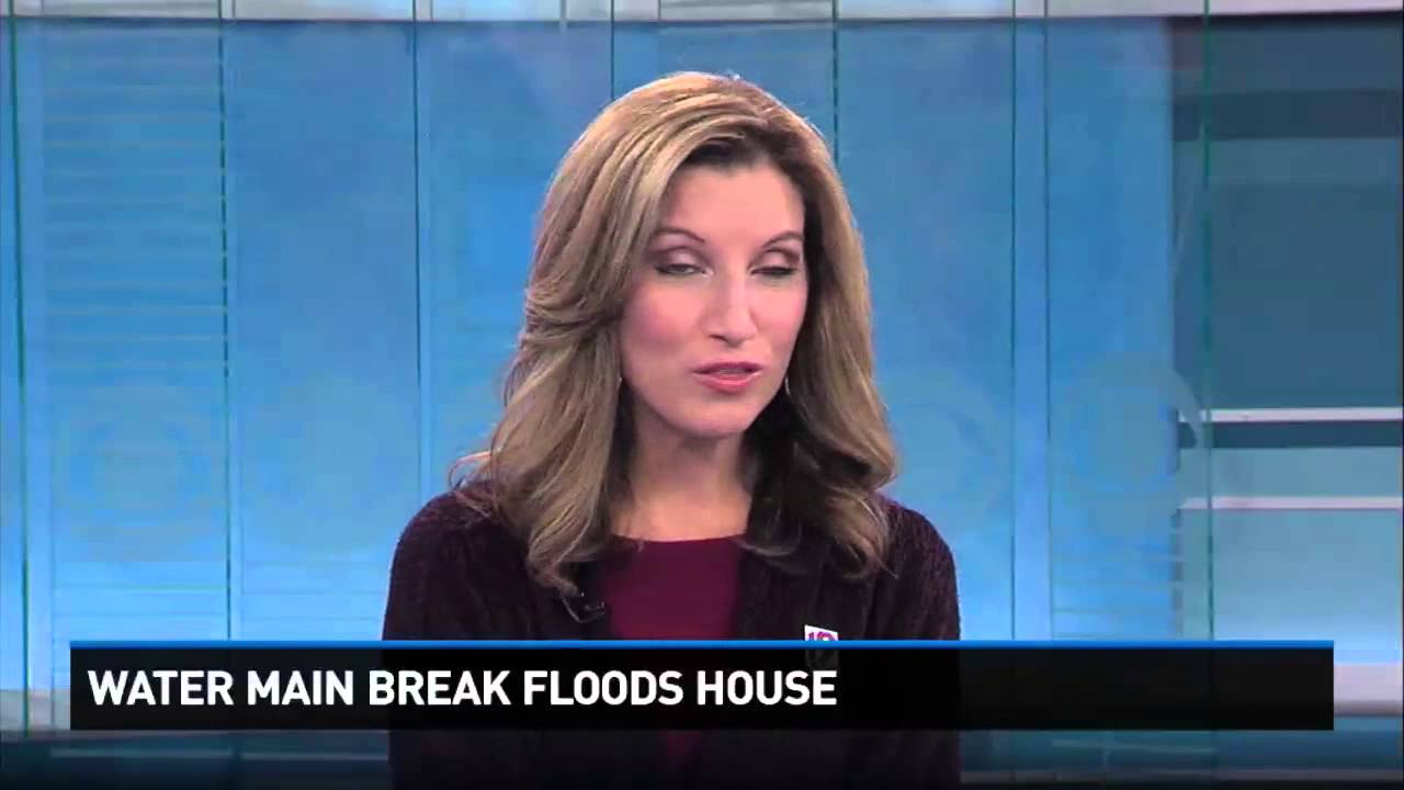 Water Main Break Floods House YouTube