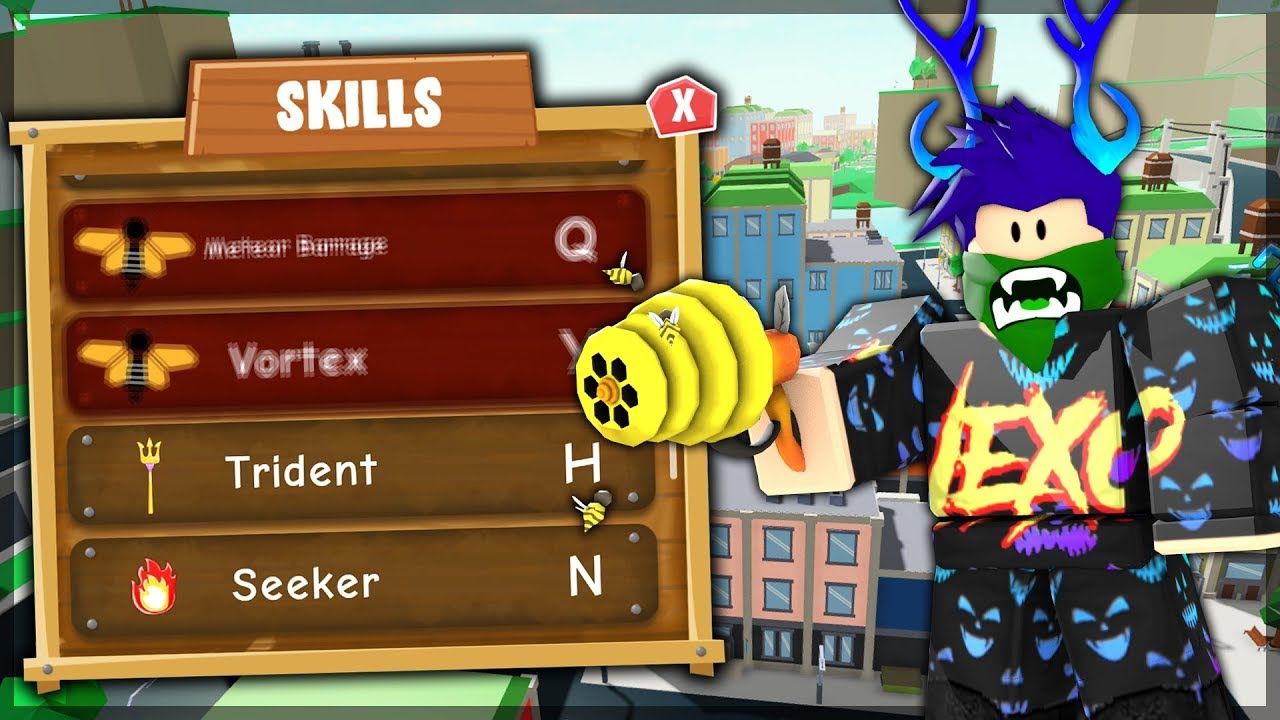 Using The 2 New Best Skills In Power Simulator Bee Update Roblox Youtube - power simulator dark surge s quest roblox youtube