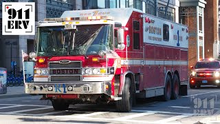 Boston Fire Rescue 1 Spare and C6 Responding