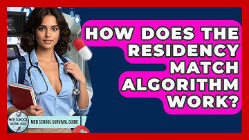 How Does The Residency Match Algorithm Work? - Med School Survival Guide