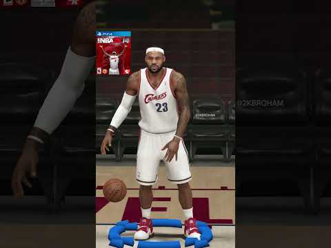 LeBron James NBA 2K24 2K14 2K4