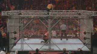 Jeff Hardy Does Whisper In The Wind Off Of Steel Cage Onto Umaga