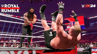 WWE 2K24 Live Stream - 30 Men's Royal Rumble Winner Faces KING Cody Rhodes WWE 2K24