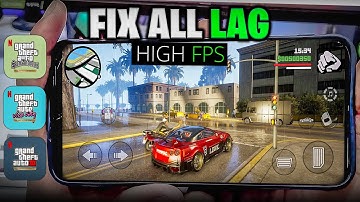 Lag Fix in GTA Trilogy Definitive Android | All in one lag fix video 😱