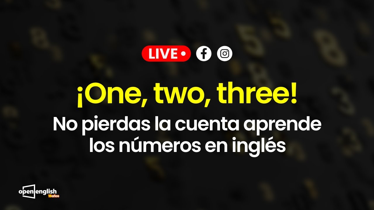 Los números en inglés del 1 al 100 - YouTube