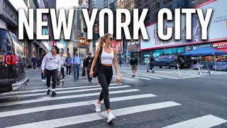 NYC Morning Walk: Midtown to Times Square | Real City Atmosphere #walkingtour #newyorkcity