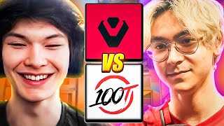 SINATRAA REACTS TO SENTINELS VS 100T (GAME OF CENTURY)